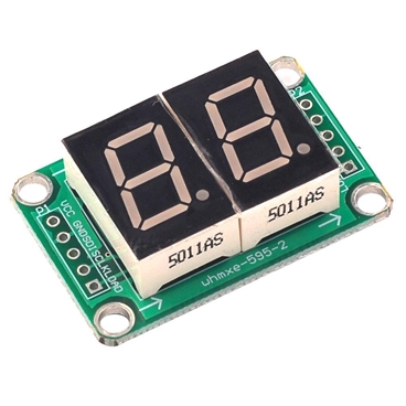 74HC595 Static Drive 2 Segment Digital Tube Display Module