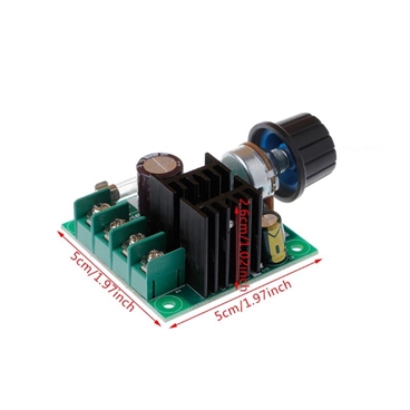 DC9-50V 10A PWM DC Motor Speed Controller with Knob Adjustable Speed Regulator