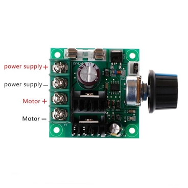 DC9-50V 10A PWM DC Motor Speed Controller with Knob Adjustable Speed Regulator