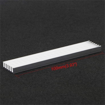 100X20X6mm Aluminum Cooling Heatsink [2pcs Pack]