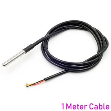 DS18B20 Temperature Probe Sensor [1Meter Cable]