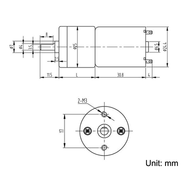 GA25-370 Gear Box Reducer Motor