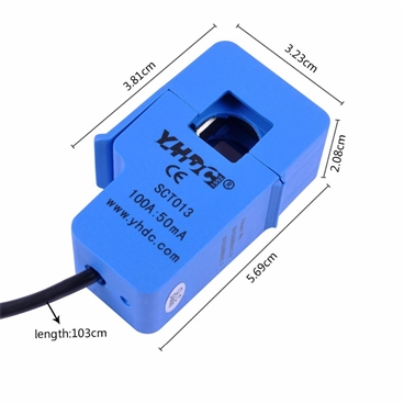 YHDC SCT-013 Non-invasive AC Current Sensor Split Core Transformer 100A