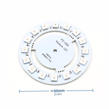 WS2812 16 Bits LEDs 5050 RGB LED Ring Lamp