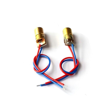 650nm 6mm Laser Dot Diode with Cable [2pcs Pack]