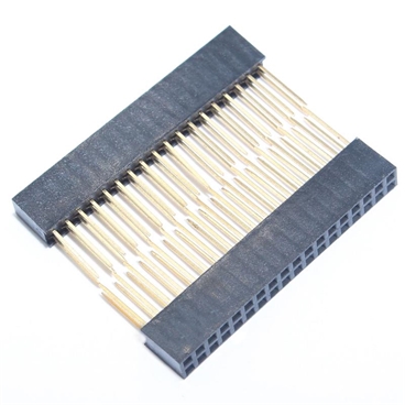 2X18pin 2.54mm Straight Pin 11mm Female Long Header [5pcs Pack]