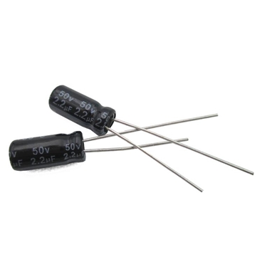 2.2μF 50V Aluminum Electrolytic Capacitors 2.2uF[10pcs pack]