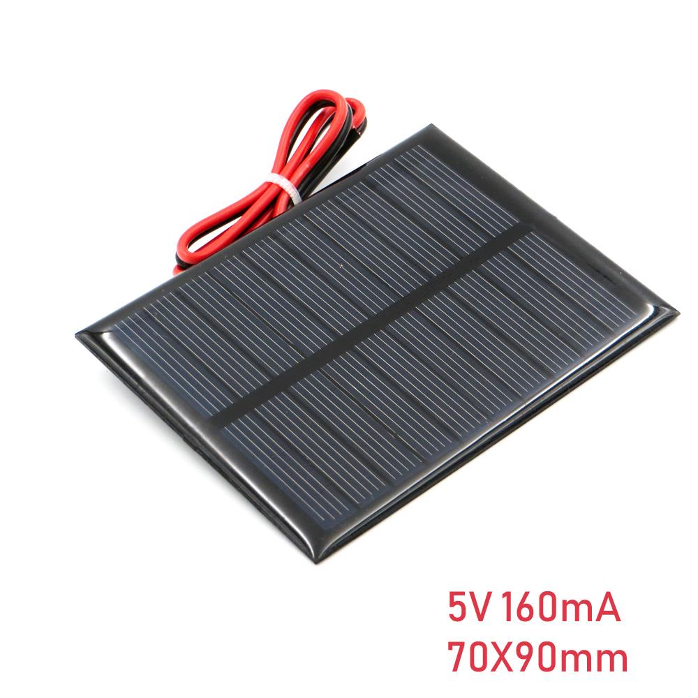 5V 160mA Solar Panel with Cable