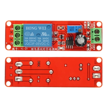 NE555 0~10S Adjustable Module DC5V Delay Relay Shield Timer Switch