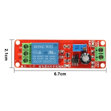 NE555 0~10S Adjustable Module DC5V Delay Relay Shield Timer Switch