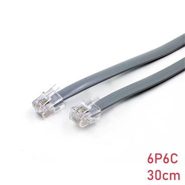 RJ12 6P6C Telephone 30CM Extension Cable