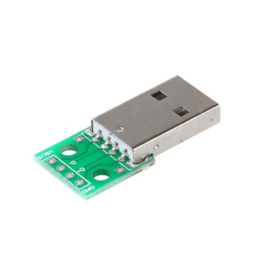 Type A USB Male To DIP 2.54MM PCB Board Power Supply DIY Adapter Converter Module 4 pin For Arduino