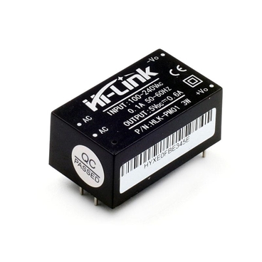 HLK-PM01 AC-DC 100-240Vac to 5V DC/3W Mini Power Supply Module