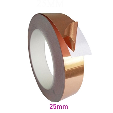 Copper Foil Tape Single-sided Conductive Adhesive[25mm Width, 50mtrs Long]