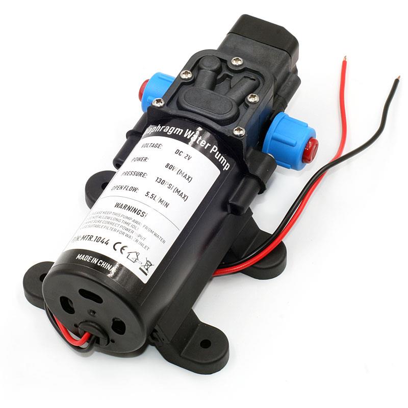 Portable DC12V 80W High Pressure Electric Water Pump