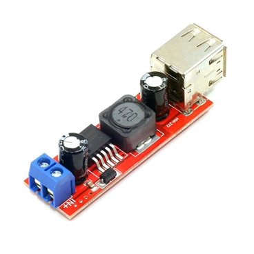 Dual USB Output DC-DC 6~40V to 5V 3A Car Vehicle Charger LM2596 Step-down Power Supply Module Buck Regulator