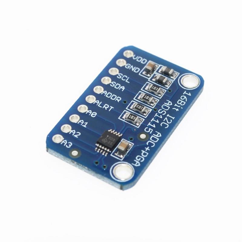 16 Bit I2C ADS1115 Module ADC 4 channel with Pro Gain Amplifier for Arduino RPi