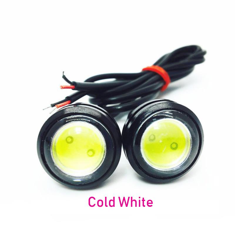 23MM Cold White Fog Reverse Eagle Eye Light LED Lamp [2pcs Pack]