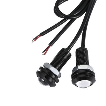 18MM Cold White Fog Reverse Eagle Eye DC12V LED Lamp [2pcs Pack]