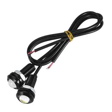 18MM Warm White Fog Reverse Eagle Eye Light LED Lamp [2pcs Pack]