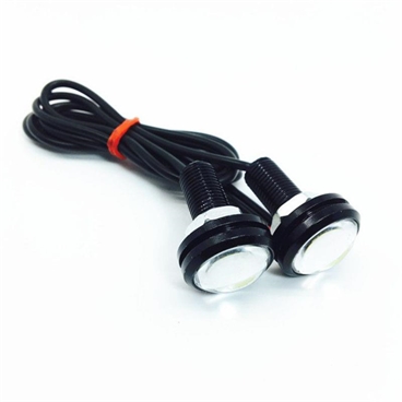 23MM Cold White Fog Reverse Eagle Eye Light LED Lamp [2pcs Pack]