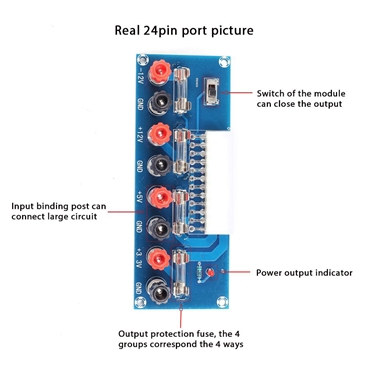 XH-M229 Desktop PC Power ATX Transfer Board Supply Power Module