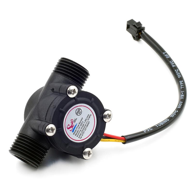 YF-S201 Water flow sensor flowmeter Hall flow sensor 1~30L per min