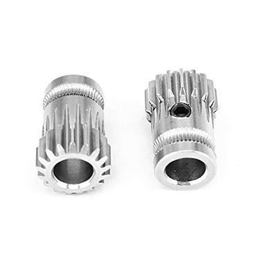 Bdtech/Prusa i3 MK3 Extruder Drive Wheel Gear 17 Tooth Stainless Steel Bore 5mm for 1.75mm 3D Printer Parts
