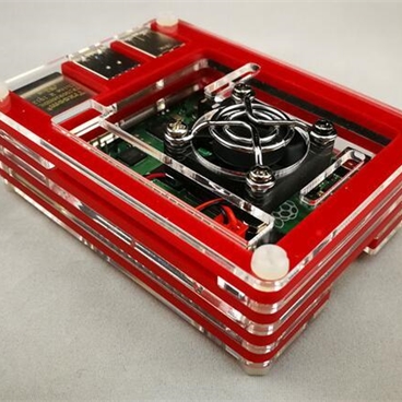 Acrylic Colourful 9-Layer Case for Raspberry Pi 4