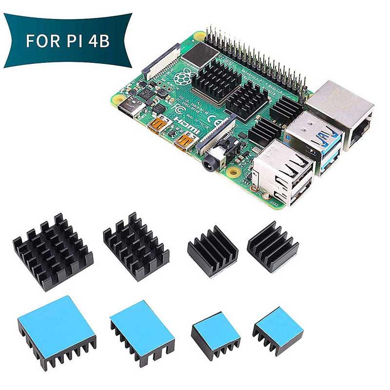 Anodized Performance Heatsink Set for Raspberry Pi 4