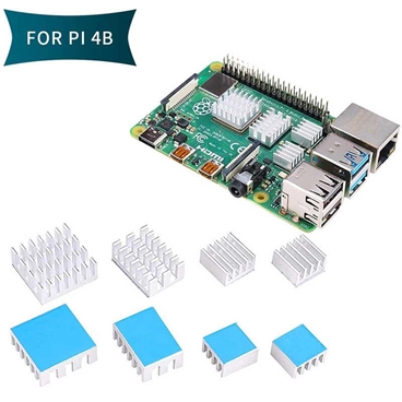 Anodized Performance Heatsink Set for Raspberry Pi 4