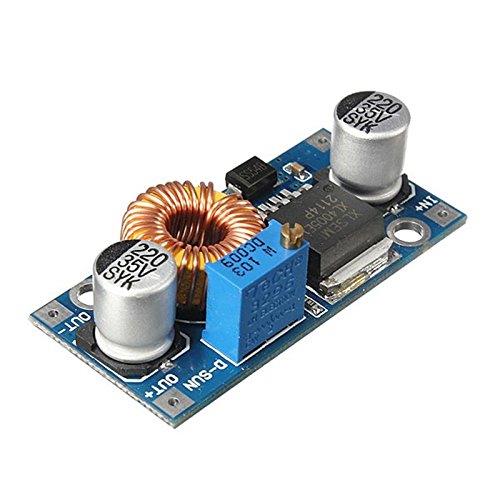 Large Power XL4005 DC-DC 5-32V Adjustable Step Down 5A Buck Power Supply Module for LED Lithium Charger Beyond LM2596