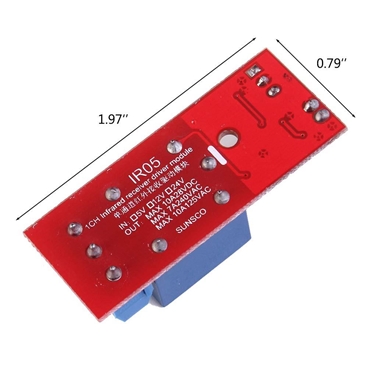 12V 1 Channel IR Remote Control Relay Module Power Switch Self Locking