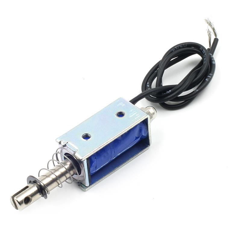 300 mA DC 12V 5N/10mm Push Pull Open Frame Solenoid Actuator