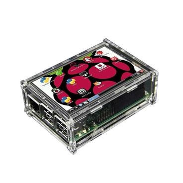 Acrylic Case Kit for Raspberry Pi 4 Compatible With 3.5 Inch Touch Screen