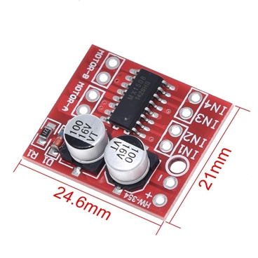 MX1508 DC Motor Driver Module DC 2V-10V 1.5A 2-Way PWM Speed Dual H-Bridge Stepper Motor Driver L298N