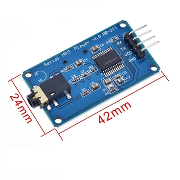 YX5300 UART TTL Serial Control MP3 Music Player Module