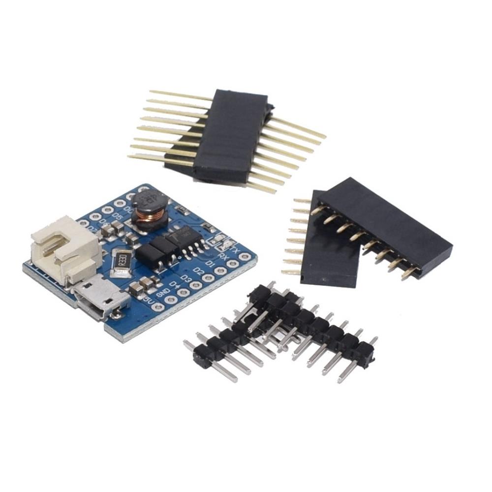 WeMos D1 mini Lithium Battery Shield