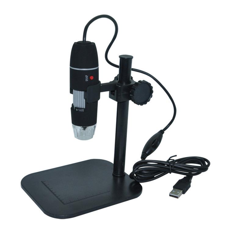 5MP USB 8 LED Digital Camera Microscope Endoscope Magnifier 50X~500X Magnification Measure