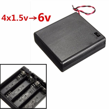 4 X AA Battery Case Holder with NO/OFF Switch