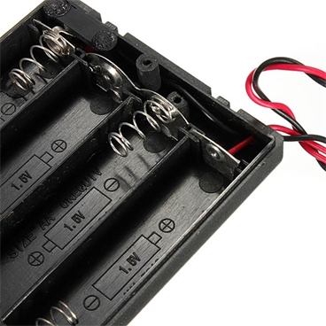 4 X AA Battery Case Holder with NO/OFF Switch