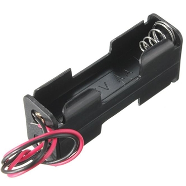 2 x AA Battery Back To Back Holder Case Box With Leads