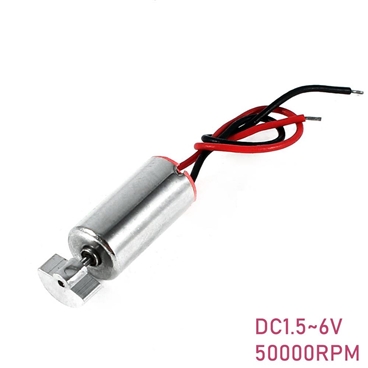 DC 1.5-6V 50000RPM Mini Coreless Vibration Motor 6X14mm for Toys Game Device