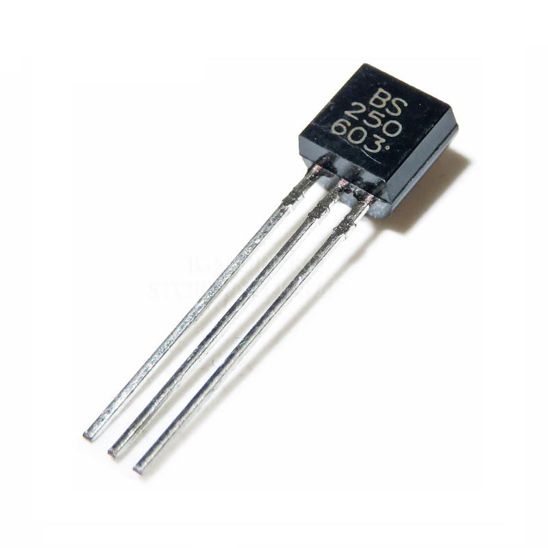 BS250 TO-92 P channel 45V 0.23A 0.7W Transistor