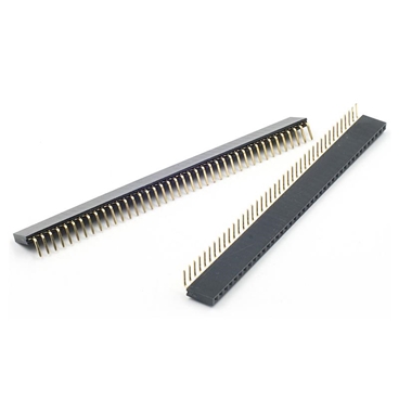 1X40 Right Angle 90 degrees Single Row Female Header [5pcs Pack]