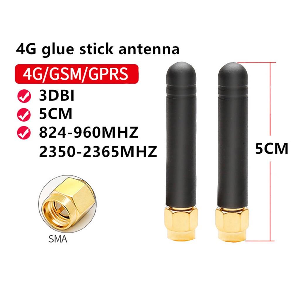 4G 2.4G GSM 900/1800 GPRS SMA Male Interface 5cm length 3dbi Gain Small Glue Stick Antenna