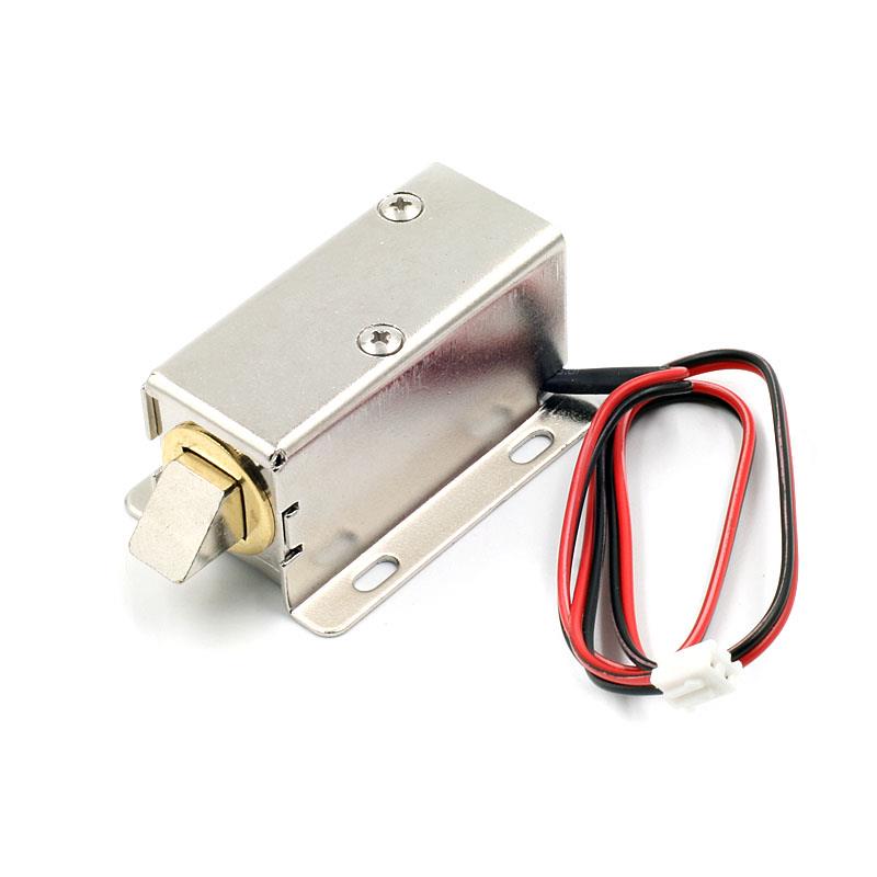 DC12V 0.8A Metal Electric Magnetic Lock Solenoid Door Storage Cabinet Bolt Drawer File Electronic Lock