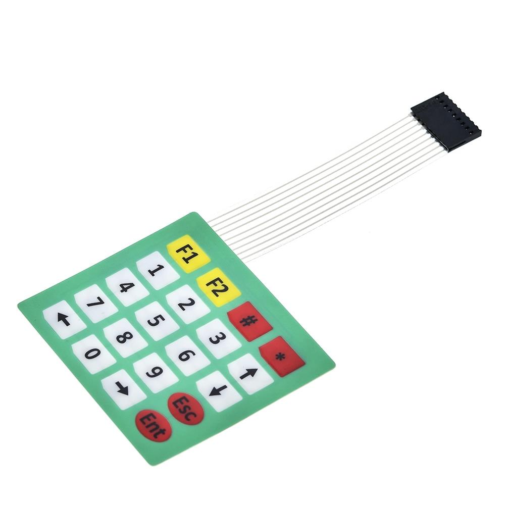 4X5 Matrix Array 20 Key Membrane Switch Keypad Keyboard Control Panel Microprocessor Keyboard Controller for Arduino