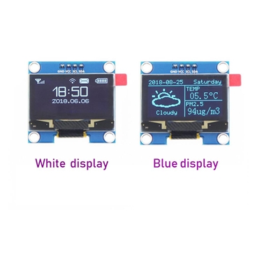 1.3inch OLED IIC GND LCD Resolution 128X64 1.3inch Color LCD Display Module with Large Viewing Angle Driver IC SH1106