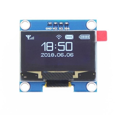 1.3inch OLED IIC GND LCD Resolution 128X64 1.3inch Color LCD Display Module with Large Viewing Angle Driver IC SH1106